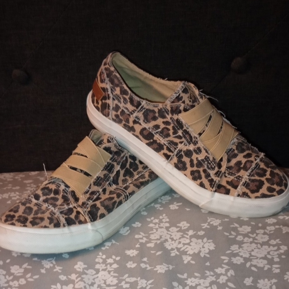 Blowfish Leopard Pattern Sneakers